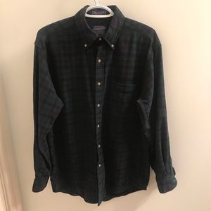 PENDLETON wool plaid button up
